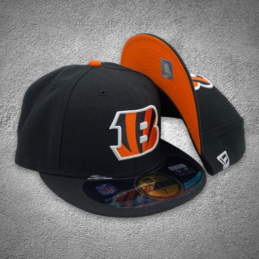 Cincinnati Bengals ONFIELD NFL New Era Fitted Light Black Hat 2018